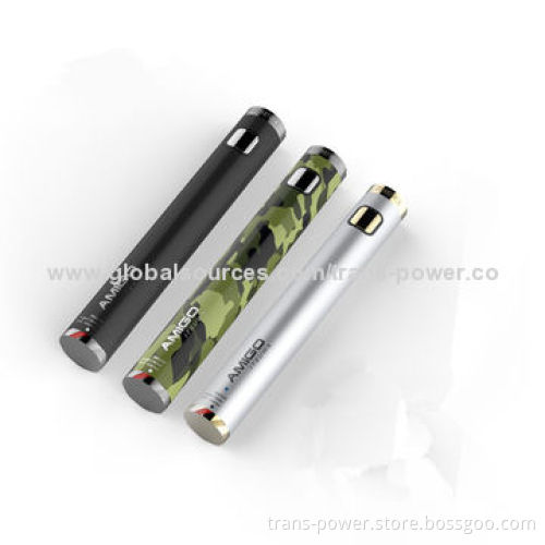 Itsuwa Amigo VV E-vod Twist E Cigarette Batteries, 2200mAh Capacity, Carbon Fibre